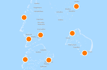 Hotely na mapě, Maledivy