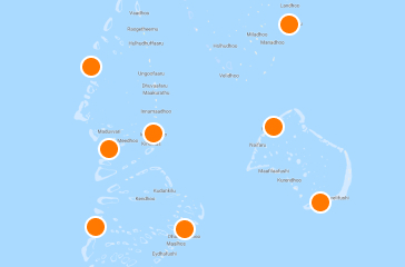 Aktivity na mapě, Maledivy