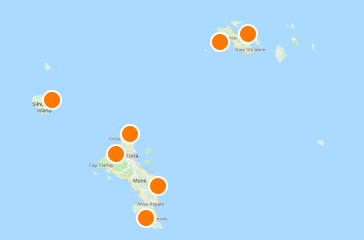 Aktivity na mapě, Seychely