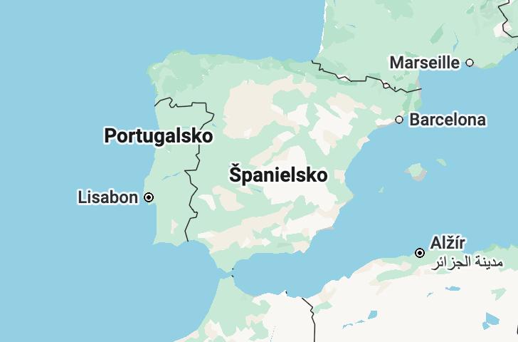 Hotely na mapě, Španělsko