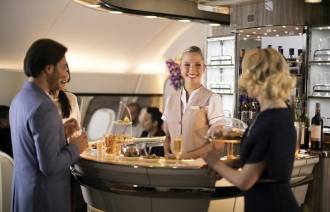 Emirates A380: Nový interér pro salonek v Business a First Class