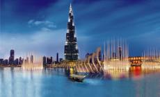 Plujte loďkou abra PŘÍMO pod Burj Khalifa