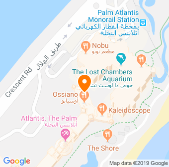 Ossiano, Atlantis The Palm Map