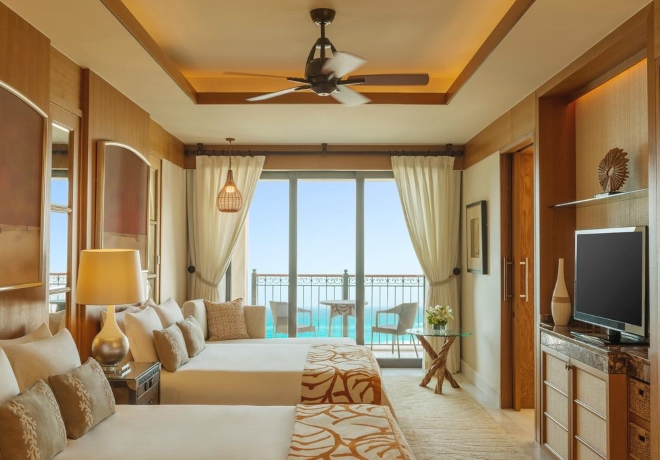 Luxusní pokoje v hotelu The St. Regis Saadiyat Island v Abu Dhabi