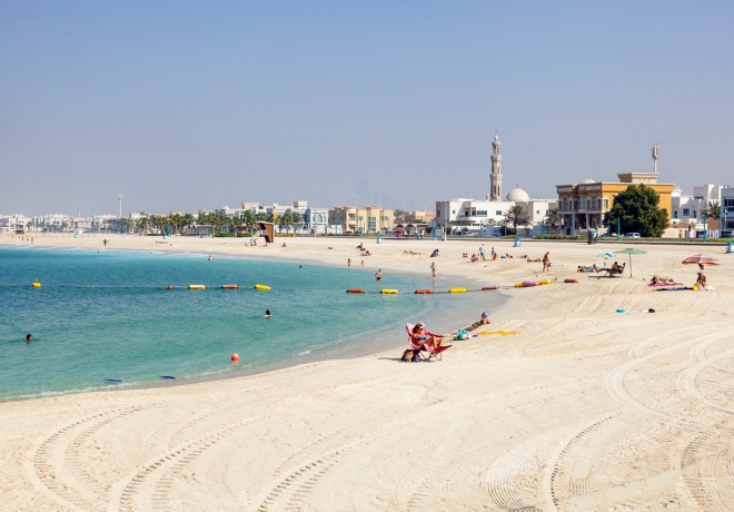 Veřejná pláž Umm Seqeim v Dubaji, Arabské Emiráty